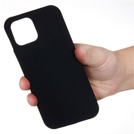 iPhone 14 Pro Max Silikone Bagside Cover - Sort