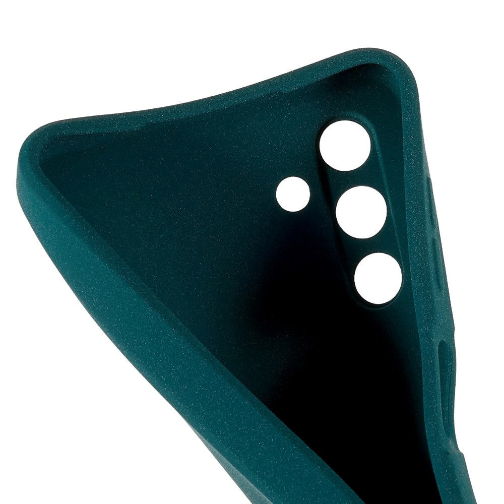 Samsung Galaxy A04s / A13 (5G) Mat Fleksibelt Plastik Bagside Cover - Grøn