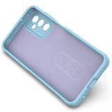 Samsung Galaxy M13 Fleksibelt Plastik Bagside Cover - Lyseblå