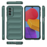 Samsung Galaxy M13 Fleksibelt Plastik Bagside Cover - Grøn
