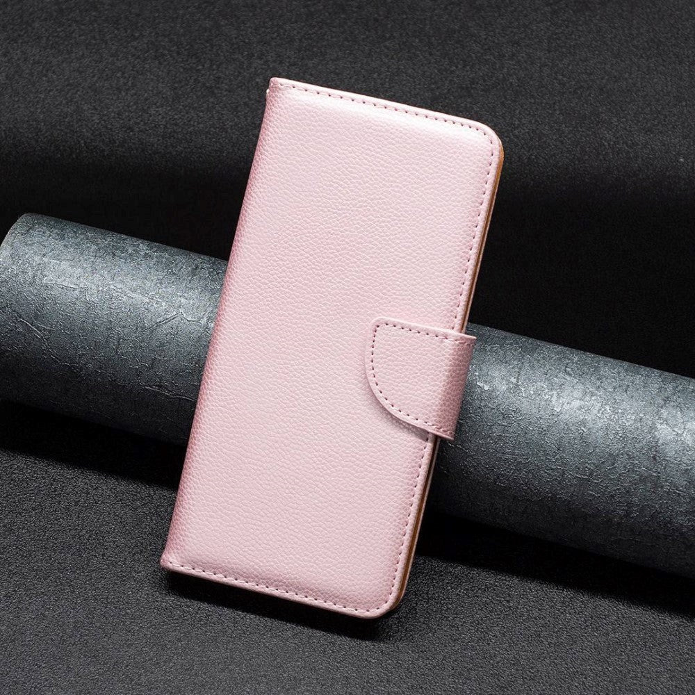 Nothing Phone (1) Kunst Læder Flip Cover m. Strop & Kortholder - Rose Gold