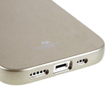 iPhone 14 Pro Mercury Goospery Fleksibelt Plastik Bagside Cover - Guld