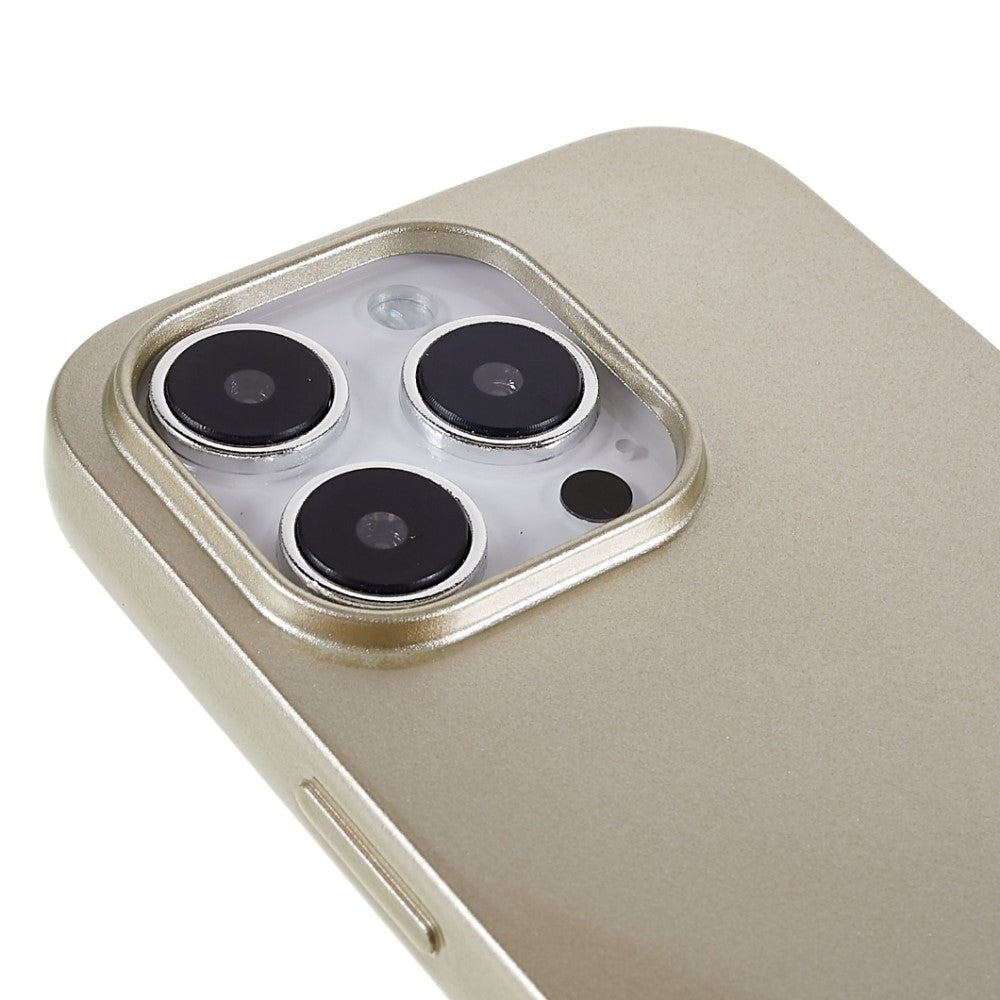 iPhone 14 Pro Mercury Goospery Fleksibelt Plastik Bagside Cover - Guld