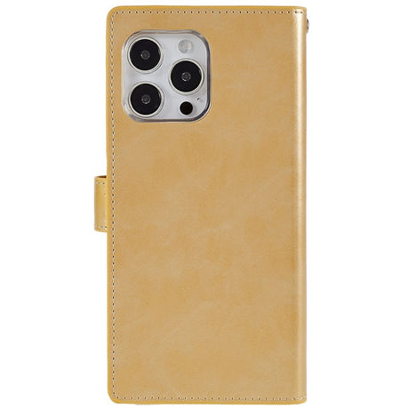 iPhone 14 Pro Max MERCURY GOOSPERY Mansoor Læder Cover m. Pung - Guld