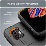 Samsung Galaxy XCover 6 Pro Rugged Shield Series Håndværker Bagside Cover - Sort