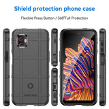 Samsung Galaxy XCover 6 Pro Rugged Shield Series Håndværker Bagside Cover - Sort