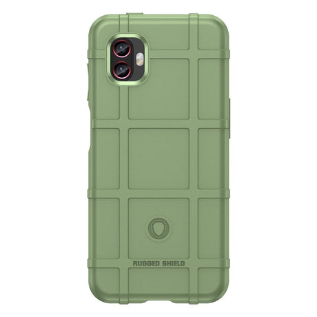 Samsung Galaxy XCover 6 Pro Rugged Shield Series Håndværker Bagside Cover - Grøn