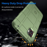 Samsung Galaxy XCover 6 Pro Rugged Shield Series Håndværker Bagside Cover - Grøn