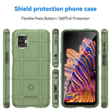 Samsung Galaxy XCover 6 Pro Rugged Shield Series Håndværker Bagside Cover - Grøn