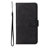 Xiaomi Poco F4 Læder Flip Cover m. Pung & Strop - Sort