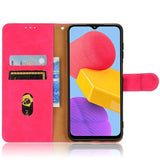 Samsung Galaxy M13 Læder Flip Cover m. Pung og Magnetisk Luk - Lyserød