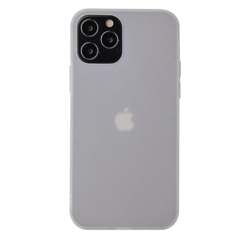 iPhone 14 Pro Fleksibelt Bagside Cover - Gennemsigtig / Hvid