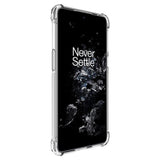 EIDERWOOD OnePlus 10T Fleksibel Plastik Bagside Cover m. Forstærkede Hjørner - Gennemsigtig