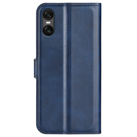 EIDERWOOD Sony Xperia 10 VI Kunstlæder Flip Cover m. Ståfunktion & Kortholder - Blå