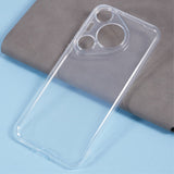 Huawei Pura 70 Pro / 70 Pro+ (Plus) - EIDERWOOD Fleksibelt Plastik Bagside Cover - Gennemsigtig