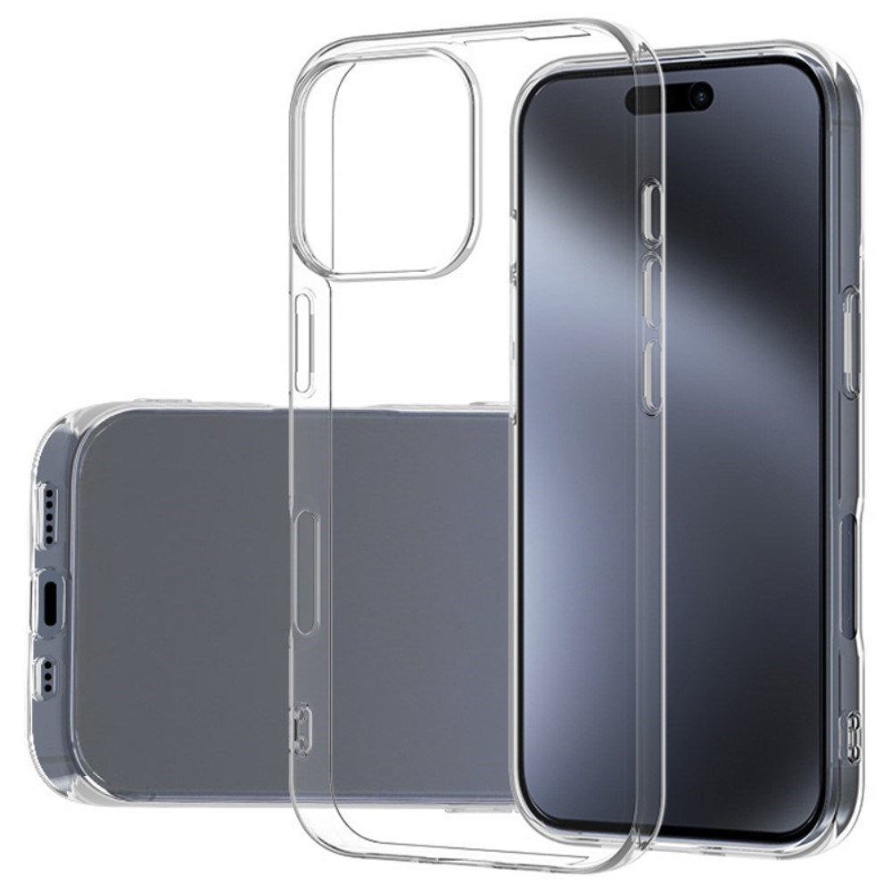 EIDERWOOD iPhone 16 Pro Fleksibelt Plastik Bagside Cover - Gennemsigtig