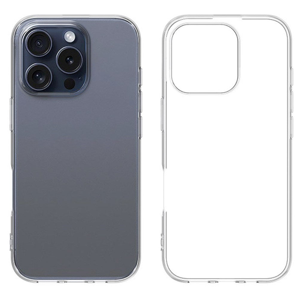 EIDERWOOD iPhone 16 Pro Fleksibelt Plastik Bagside Cover - Gennemsigtig