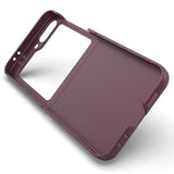 EIDERWOOD Samsung Galaxy Z Flip6 Fleksibelt Plastik Bagside Cover - Vinrød