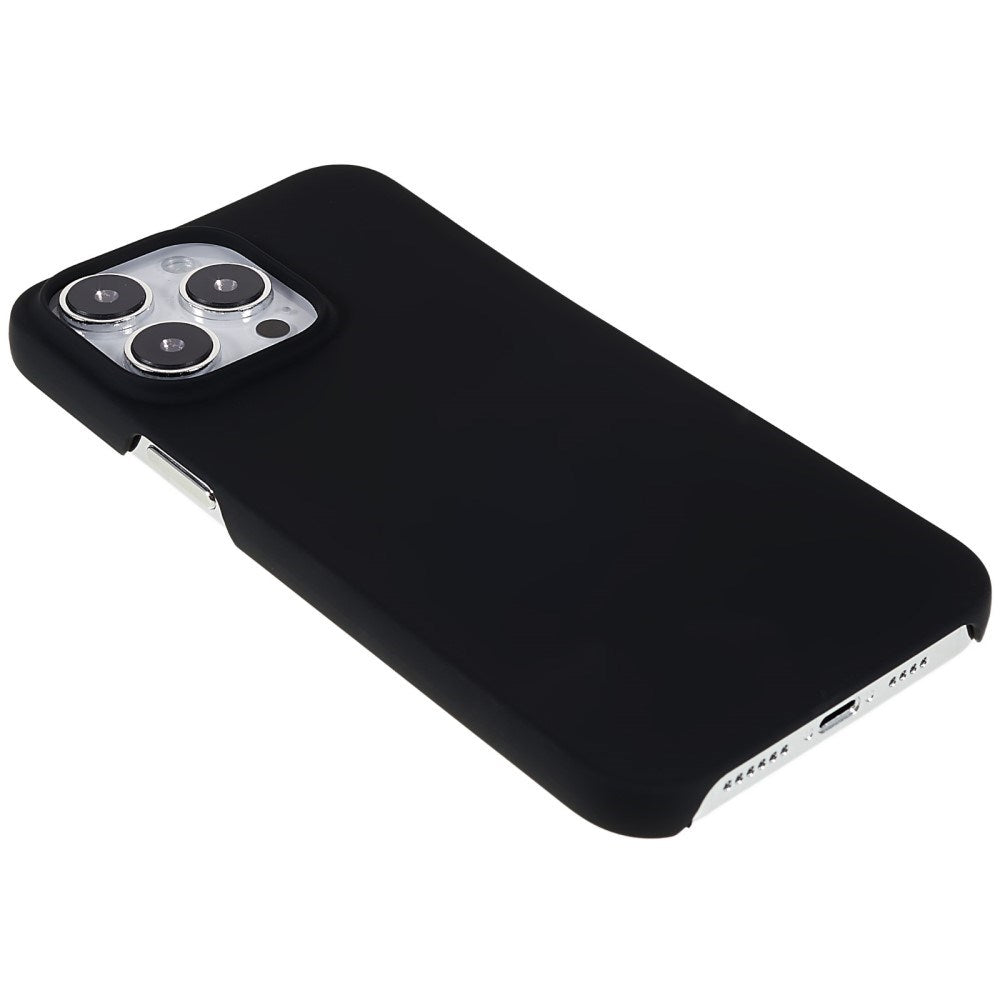 EIDERWOOD iPhone 16 Pro Mat Hårdt Plastik Bagside Cover - Sort