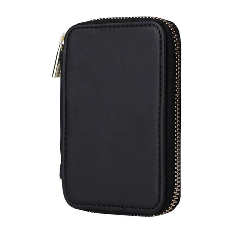 EIDERWOOD Magnetisk Kortholder med Lynlås & Rum - MagSafe Kompatibel - Sort