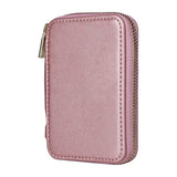 EIDERWOOD Magnetisk Kortholder med Lynlås & Rum - MagSafe Kompatibel - Rose Gold