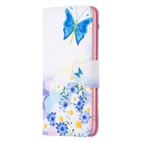 EIDERWOOD iPhone 16 Pro Læder Flip Cover m. Pung & Ståfunktion - Sommerfugl & Blomster