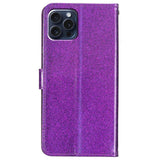 EIDERWOOD iPhone 16 Pro Læder Flip Cover m. Pung & Strop - Glimmer - Lilla