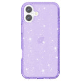 EIDERWOOD iPhone 16 Plus Hybrid Plastik Bagside Cover - Lilla Glitter