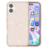 EIDERWOOD iPhone 16 Plus Hybrid Plastik Bagside Cover - Guld Glitter