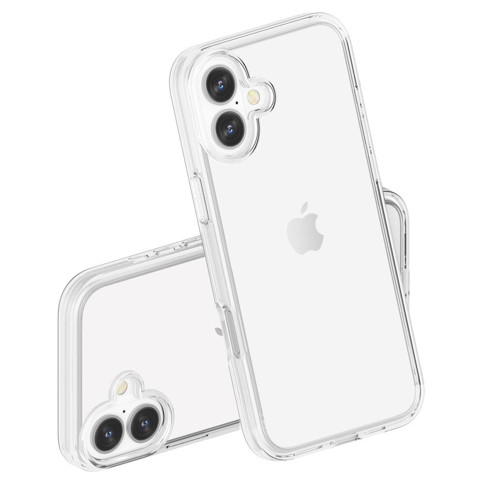 EIDERWOOD iPhone 16 Hybrid Bagside Cover - Gennemsigtig Hvid