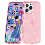 EIDERWOOD iPhone 16 Pro Max Hybrid Plastik Bagside Cover - Lyserød Glitter