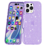 EIDERWOOD iPhone 16 Pro Max Hybrid Plastik Bagside Cover - Lilla Glitter