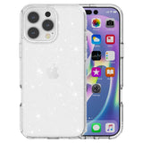 EIDERWOOD iPhone 16 Pro Hybrid Plastik Bagside Cover - Hvid Glitter