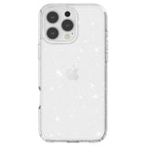 EIDERWOOD iPhone 16 Pro Hybrid Plastik Bagside Cover - Hvid Glitter