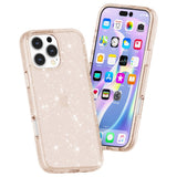 EIDERWOOD iPhone 16 Pro Hybrid Plastik Bagside Cover - Guld Glitter