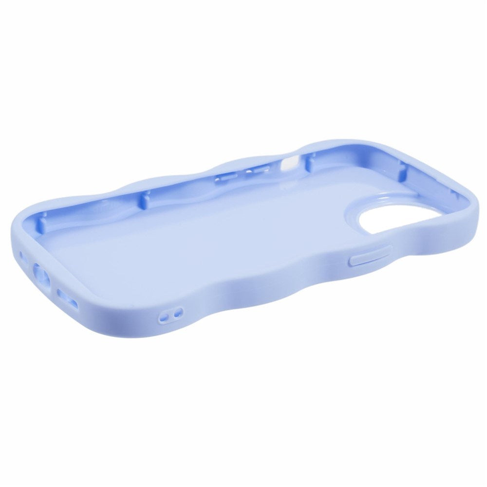 EIDERWOOD iPhone 13 Fleksibelt Plastik Wavy Mobil Cover - Lilla