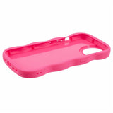 EIDERWOOD iPhone 13 Fleksibelt Plastik Wavy Mobil Cover - Pink