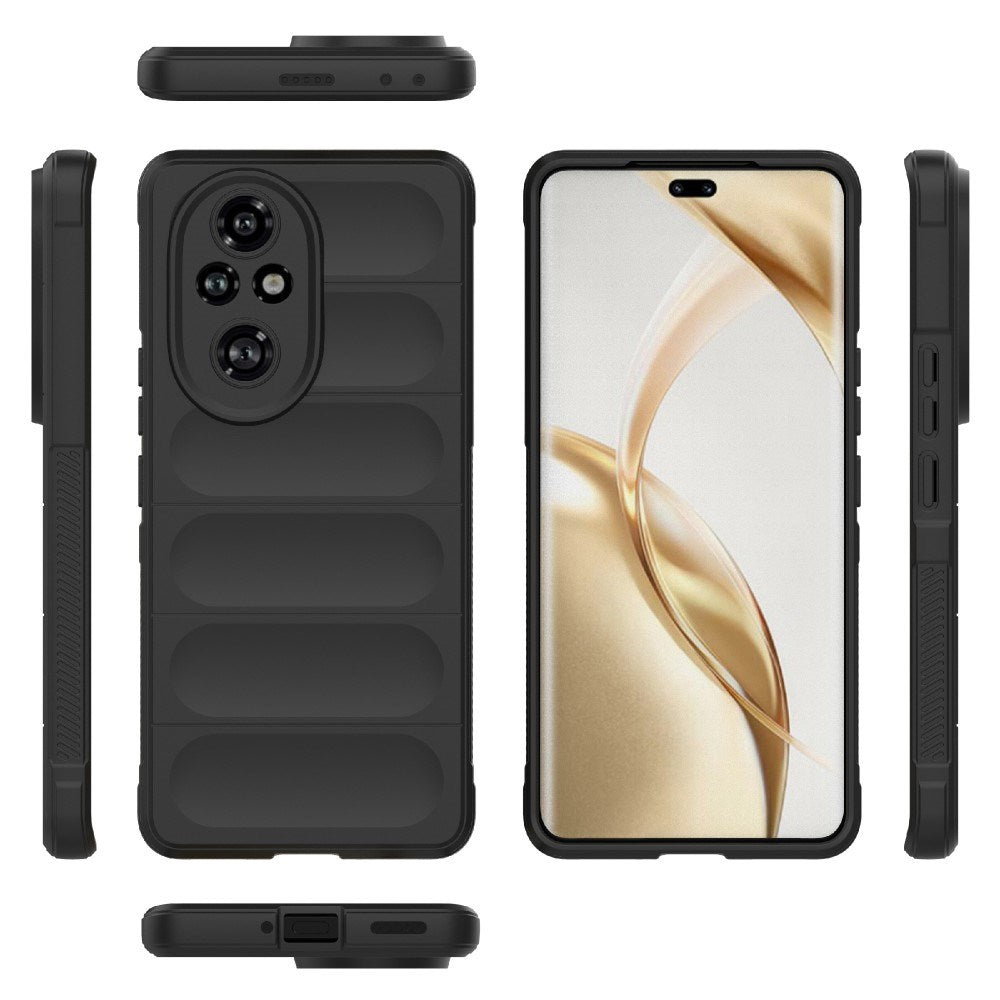 Honor 200 Pro (5G) - EIDERWOOD Fleksibelt Plastik Cover - Sort