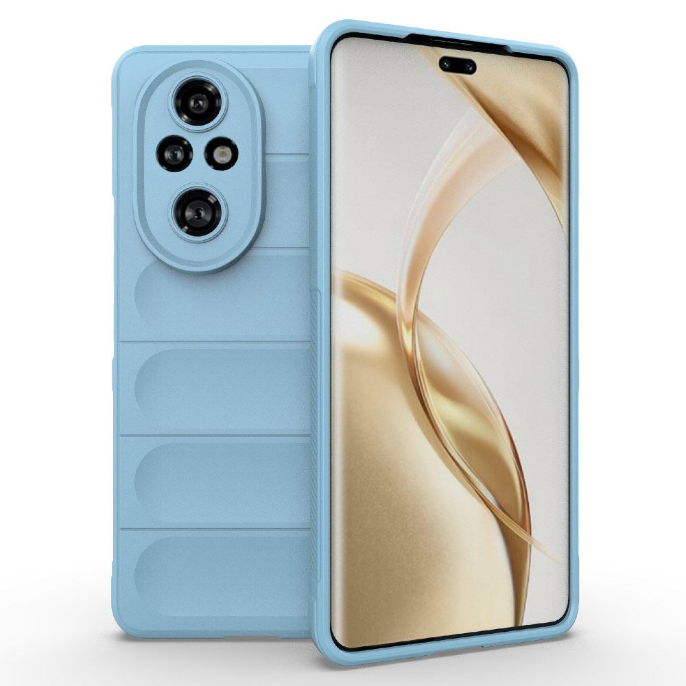 Honor 200 Pro (5G) - EIDERWOOD Fleksibelt Plastik Cover - Lyseblå