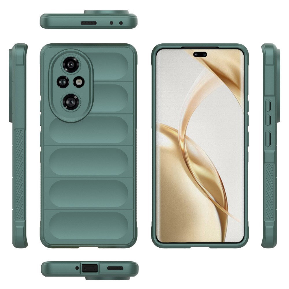 Honor 200 Pro (5G) - EIDERWOOD Fleksibelt Plastik Cover - Grøn