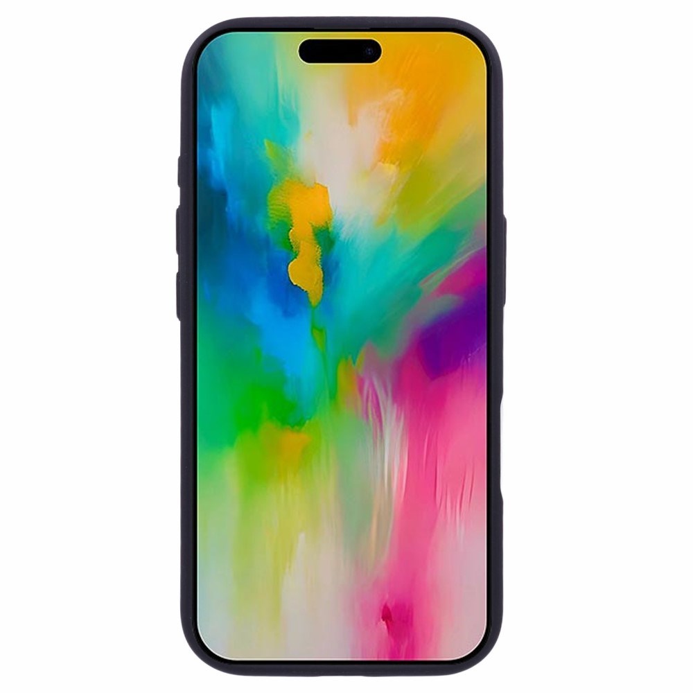 Eiderwood iPhone 16 Pro Hybrid Plastik Bagside Cover - Gennemsigtig / Sort