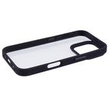 Eiderwood iPhone 16 Pro Hybrid Plastik Bagside Cover - Gennemsigtig / Sort