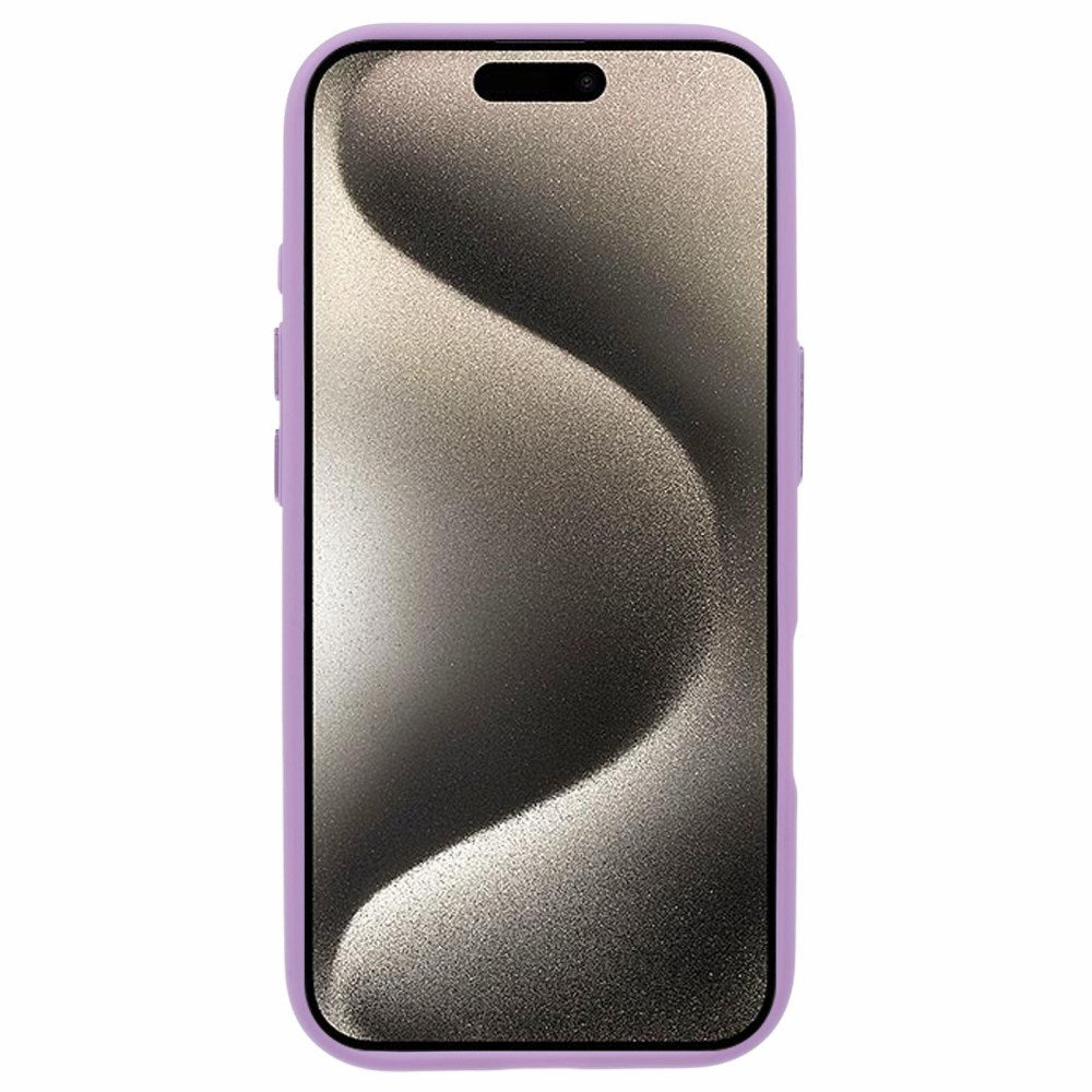 Eiderwood iPhone 16 Pro Hybrid Plastik Bagside Cover - Gennemsigtig / Lilla