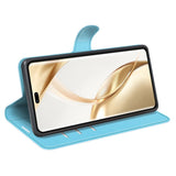 Honor 200 Pro (5G) - EIDERWOOD Kunstlæder Flip Cover m. Kortholder & Ståfunktion - Blå