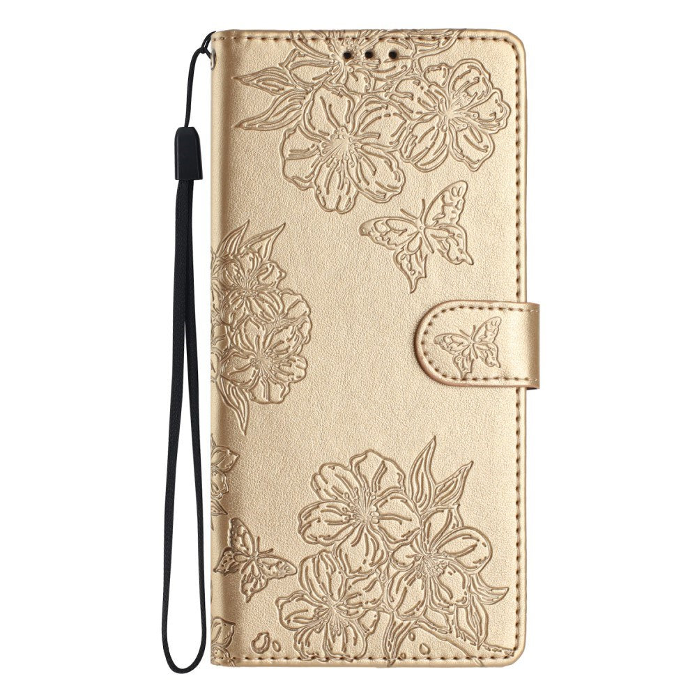 EIDERWOOD Samsung Galaxy S22+ (Plus) Kunstlæder Flip Case m. Indgravering - Guld