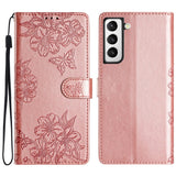 EIDERWOOD Samsung Galaxy S22+ (Plus) Kunstlæder Flip Case m. Indgravering - Rose Gold