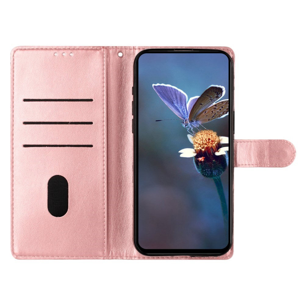 EIDERWOOD Samsung Galaxy S22+ (Plus) Kunstlæder Flip Case m. Indgravering - Rose Gold