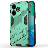 EIDERWOOD Xiaomi Redmi 13 Hybrid Bagside Cover m. Kickstand - Grøn