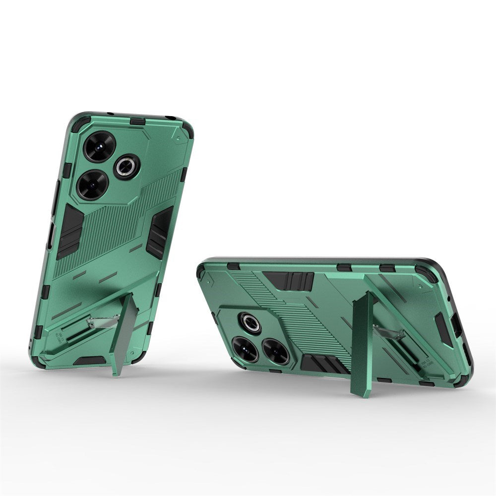 EIDERWOOD Xiaomi Redmi 13 Hybrid Bagside Cover m. Kickstand - Grøn