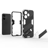 EIDERWOOD Xiaomi Redmi 13 Hybrid Bagside Cover m. Kickstand - Grøn